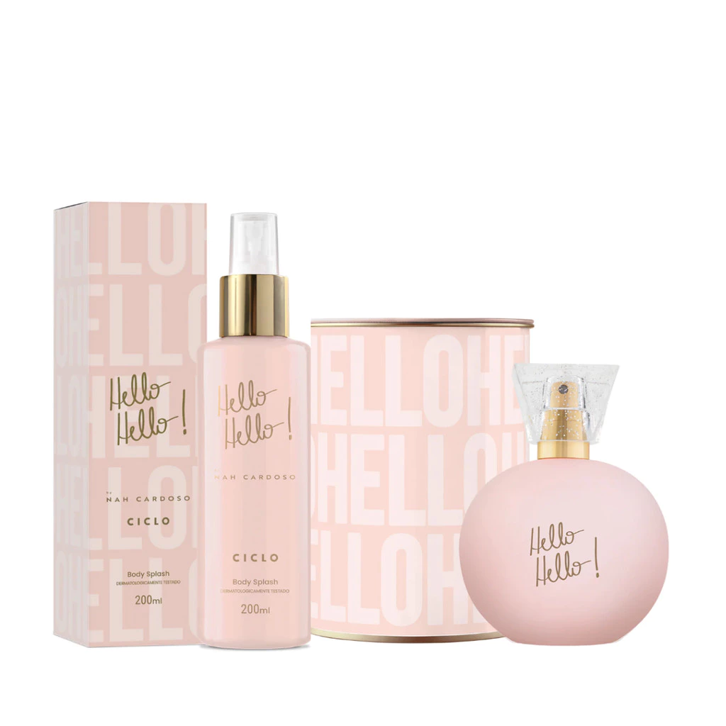 Ciclo Hello Hello Nah Cardoso Kit Deo Colônia e Body Splash