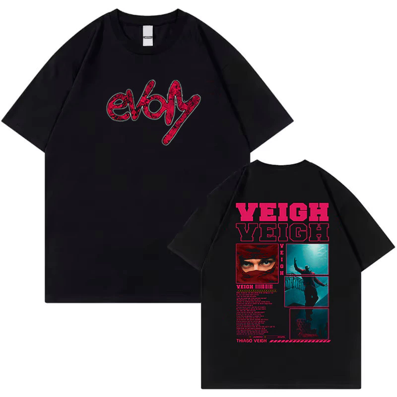 Camiseta Básica Veigh 100% Algodão Streetwear